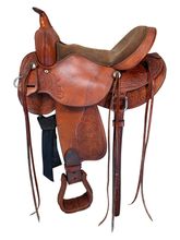 15 Inch Used Circle Y High Horse Oyster Creek Trail Saddle 6808