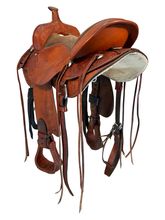 15 Inch Used Circle Y High Horse Oyster Creek Trail Saddle 6808