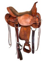 15 Inch Used Circle Y High Horse Oyster Creek Trail Saddle 6808