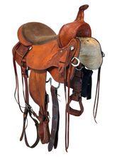 15 Inch Used Circle Y High Horse Oyster Creek Trail Saddle 6808