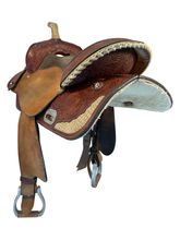 15 Inch Used High Horse Proven Aurora Barrel Saddle 6215