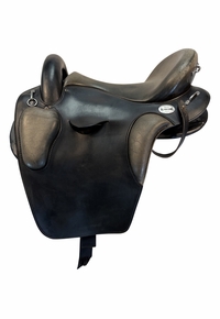15 Inch Used Hill View Farms Endurance Saddle Wide Tree