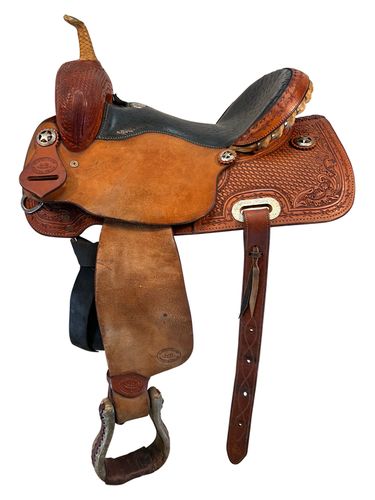 15 Inch Used HR Hud Roberts Barrel Saddle