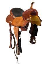 15 Inch Used HR Hud Roberts Barrel Saddle
