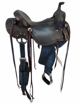 15 Inch Used Jeff Smith Ranch Cutting Saddle Wide Tree 25