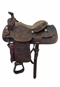 15 Inch Used Longhorn Trail Saddle Medium Tree 7055
