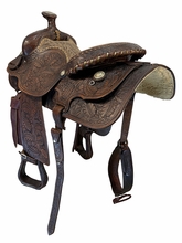 15 Inch Used Longhorn Trail Saddle Medium Tree 7055