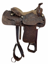 15 Inch Used Longhorn Trail Saddle Medium Tree 7055