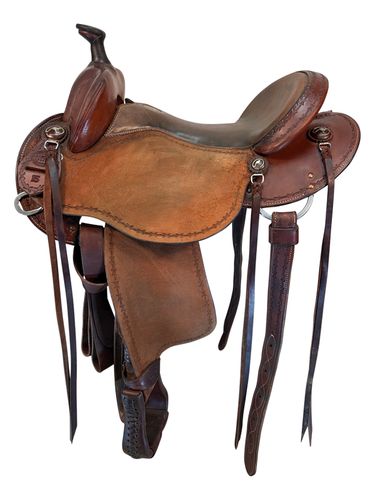 SOLD 2025/10/08  15 Inch Used Martin Australian Saddle