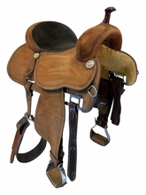 HOLD 2026/08/03c 15 Inch Used Martin Saddlery Barrel Saddle X Wide Tree Crown C