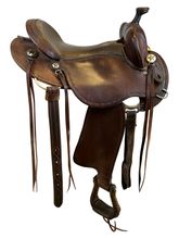 15 Inch Used Martin Saddlery Clinton Anderson Aussie Stock Saddle *Free Shipping*