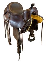 15 Inch Used Martin Saddlery Clinton Anderson Aussie Stock Saddle *Free Shipping*