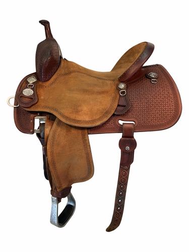 SOLD 2025/08/04j  15 Inch Used Martin Stingray Barrel Saddle