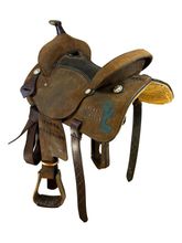 PRICE REDUCED! 15 Inch Used Mavericks Saddle Co Barrel Saddle 45 Wide Tree