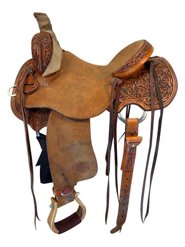 15 Inch Used NRS All Around Saddle WIde Tree