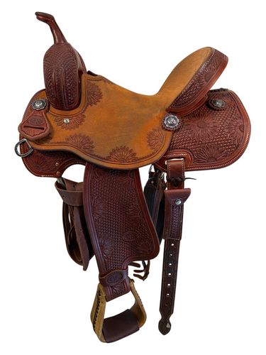 15 Inch Used NRS Barrel Saddle Wide Tree