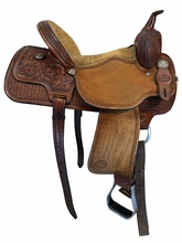 15 Inch Used Reinsman Barrel Saddle Medium Tree 4261