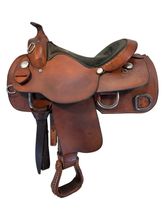 15 Inch Used Rocking R Training Saddle