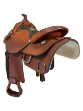 15 Inch Used Rocking R Training Saddle
