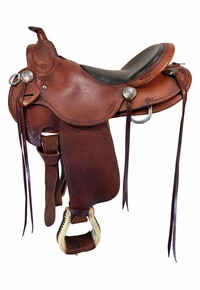 15 Inch Used RW Bowman Blight Trail Saddle 9516