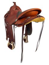 15 Inch Used RW Bowman Blight Trail Saddle 9516