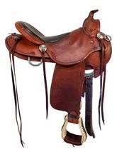 15 Inch Used RW Bowman Blight Trail Saddle 9516