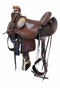 15 Inch Used S and M Saddle Co Rande Wade Saddle X Wide Tree 15252