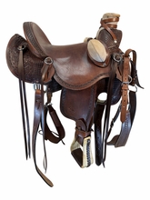 15 Inch Used S and M Saddle Co Rande Wade Saddle X Wide Tree 15252