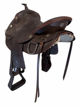 15 Inch Used Schleese Trail Saddle Adjustable Tree