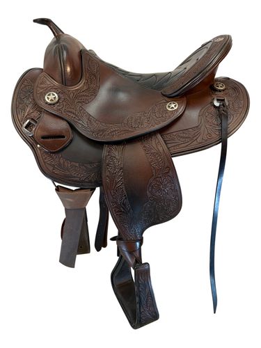 15 Inch Used Schleese Western Dressage Saddle Adjustable Tree Cadence