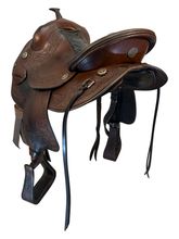 15 Inch Used Schleese Western Dressage Saddle Adjustable Tree Cadence