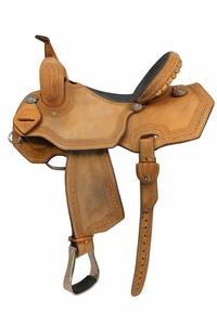 15 Inch Used Scott Thomas Barrel Saddle