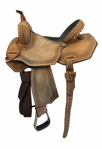 15 Inch Used Scott Thomas Barrel Saddle Wide Tree