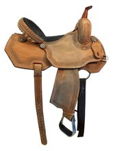 15 Inch Used Scott Thomas Barrel Saddle Wide Tree