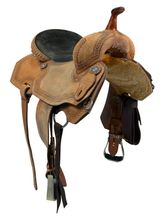 15 Inch Used Scott Thomas Barrel Saddle Wide Tree