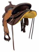 15 Inch Used Scott Thomas Trail Saddle Wide Tree Lark Spur
