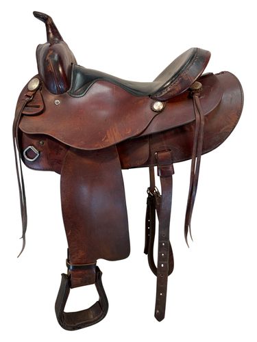 15 Inch Used Simco Trail Saddle 8694