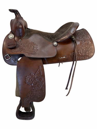 SOLD 2026/10/03 15 Inch Used Simco Trail Saddle Medium Tree 3580