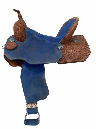 15 Inch Used SK Equine Barrel Saddle Pro Lite