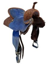 15 Inch Used SK Equine Barrel Saddle Pro Lite Wide Tree