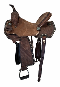 15 Inch Used SK Equine Pro Lite Barrel Saddle Wide Tree