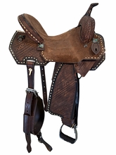 SOLD 2026/09/10  15 Inch Used SK Equine Pro Lite Barrel Saddle Wide Tree