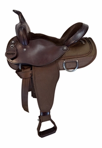 SOLD 2026/02/26e   15 Inch Used South Bend Cordura Trail Saddle Medium Tree 2000