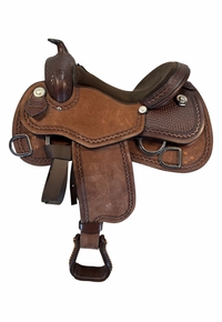 15 Inch Used South Bend Training Saddle Medium Tree 2387