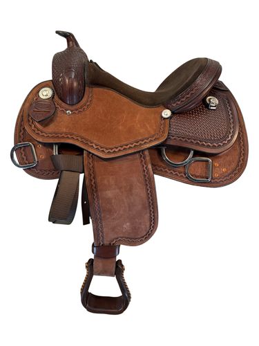 15 Inch Used South Bend Training Saddle Medium Tree 2387