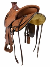 15 Inch Used South Bend Wade ranch Saddle Medium Tree 1737