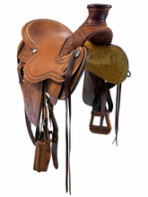 15 Inch Used South Bend Wade ranch Saddle Medium Tree 1737