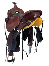 SOLD 2025/11/19 15 Inch Used Steve Edwards Mule Trail Saddle