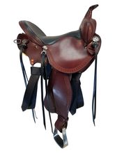 SOLD 2025/11/19 15 Inch Used Steve Edwards Mule Trail Saddle
