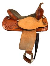 15 Inch Used TexTan Barrel Saddle